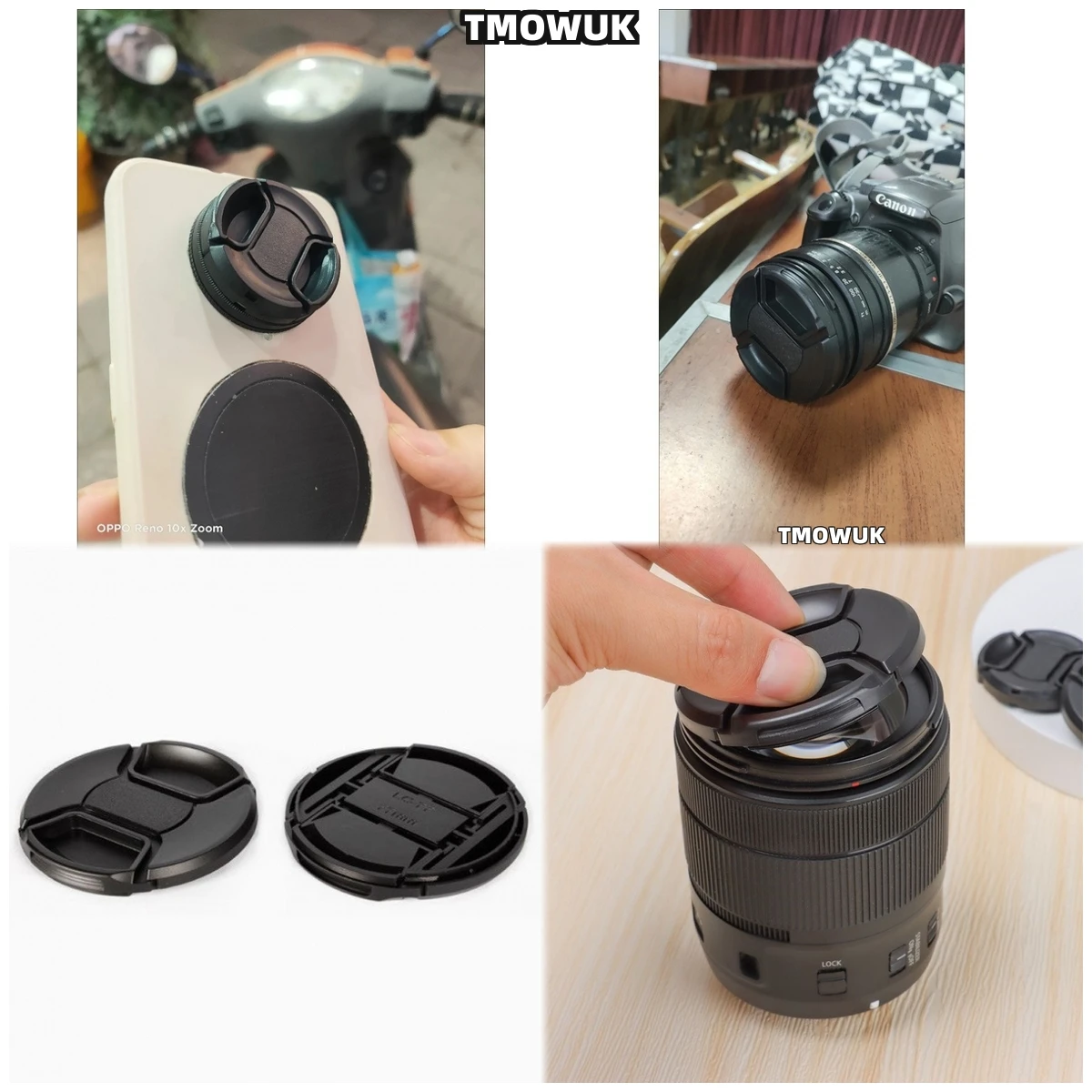 Canon Camera Eos M50 Mark Ii - ฝาครอบเลนส์กล้องแบบ Snap-on สำหรับ Canon EOS R50