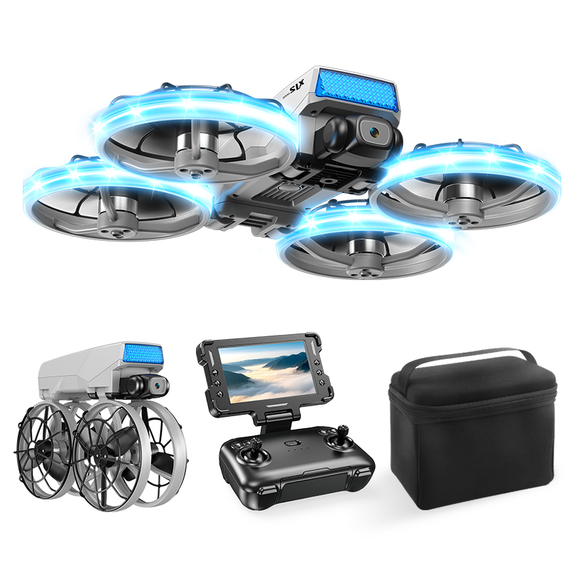 Drone Kit Tricopter - AXNEN XJ2 มินิโดรนมีกล้อง ควอดคอปเตอร์ RC พับได้
