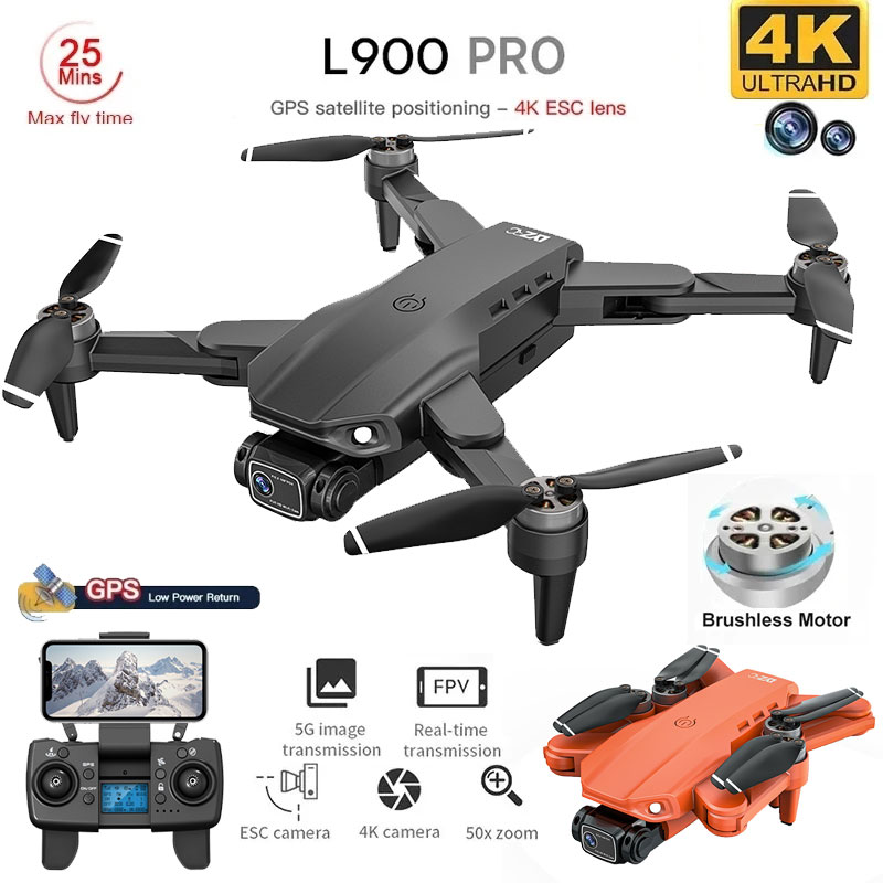 โดรน4K L900โปร GPS โดรน4K กล้อ - Drone Kit Professional บทวิจารณ์และราคา