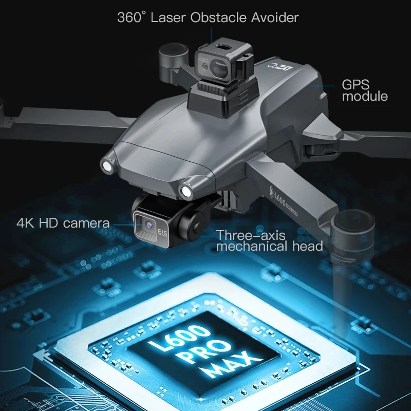 L600 PRO MAX GPS Drone Profess - Drone Kit Professional บทวิจารณ์และราคา